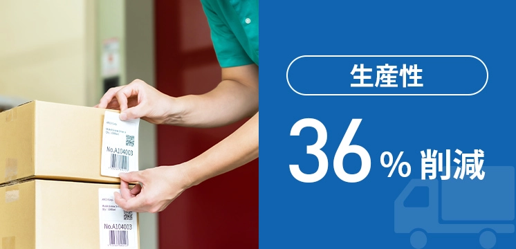 生産性36%削減